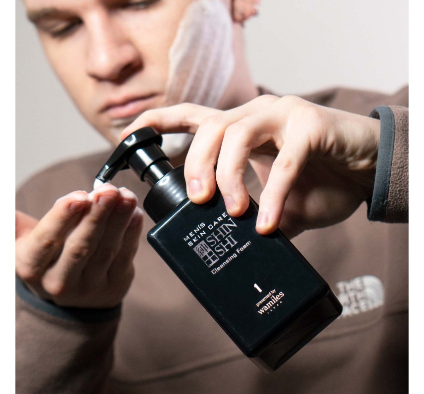 SHINSHI Men's Skin Care Cleansing Foam Чоловіча піна для гоління, 400 мл  