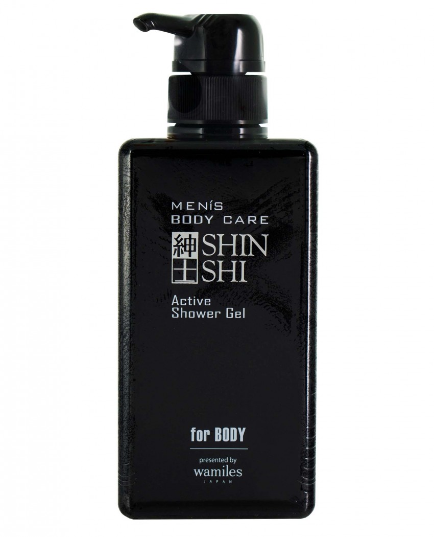 SHINSHI Men's Body Care Active Shower Gel Тонізуючий чоловічий гель для душу, 500 мл  